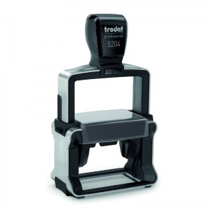 Heavy Duty Rectangular Self-Inking Notary Stamp (with Comm. #)