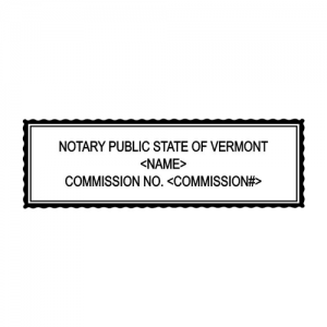 Mobile Vermont Notary Stamp